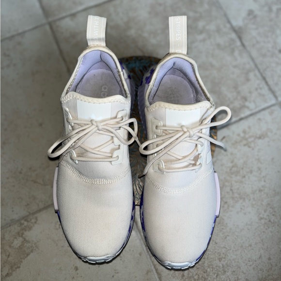 🦄ADIDAS🦄-Originals Women's NMD_R1 shoes- Purple Dots- size 8 womens - Picture 9 of 13